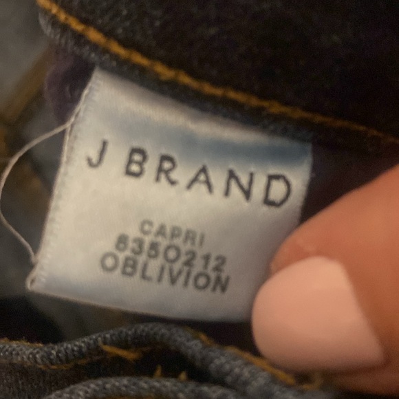 J Brand Blue Capri Skinny Jeans - Picture 4 of 5